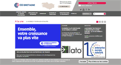 Desktop Screenshot of bretagne.cci.fr